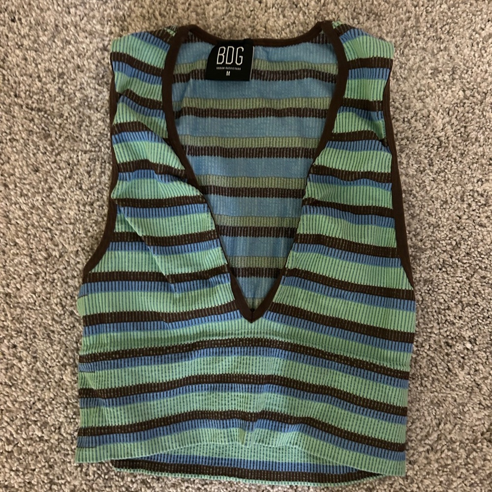 BDG Multicolor Striped Tank Top